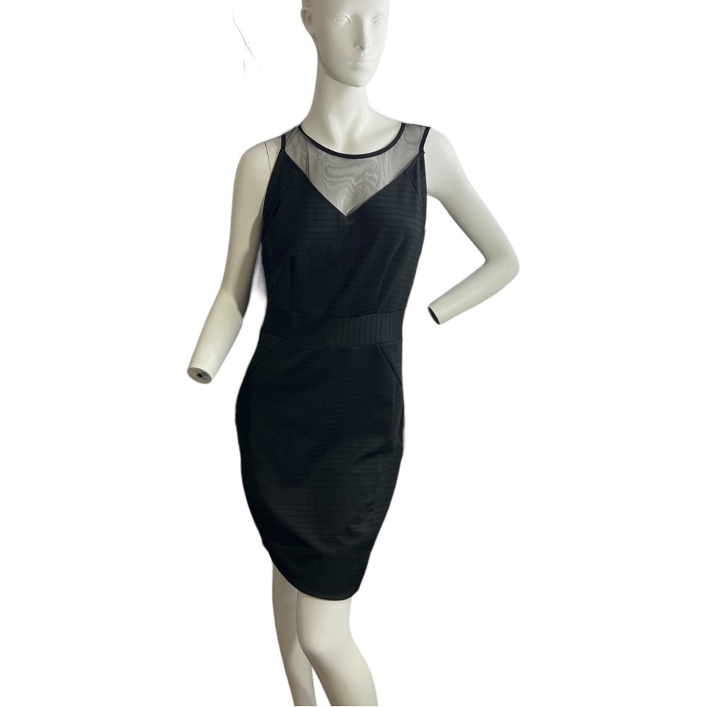 Candalite Black Sheath Dress Bodycon Medium